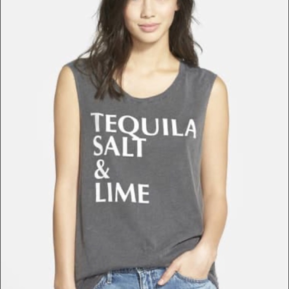 Chaser "Tequila Salt & Lime" Sleeveless T-Shirt